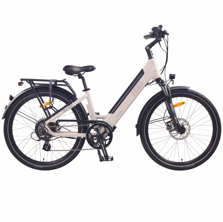 NCM T3S Step-Thru Trekking E-Bike, 250W, 48V 12Ah 576Wh Battery, Hydraulic Brake