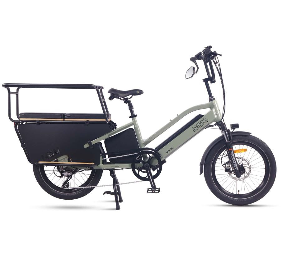 NCM CG7 Step Thru Cargo E-Bike, 250W, 48V 19Ah 912Wh Battery, Hydraulic Brakes