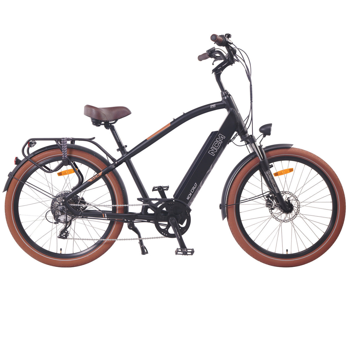 NCM Cru7 Cruiser Electric Bike, 250W-500W E-Bike, 48V 19Ah, 912Wh Battery — image 2