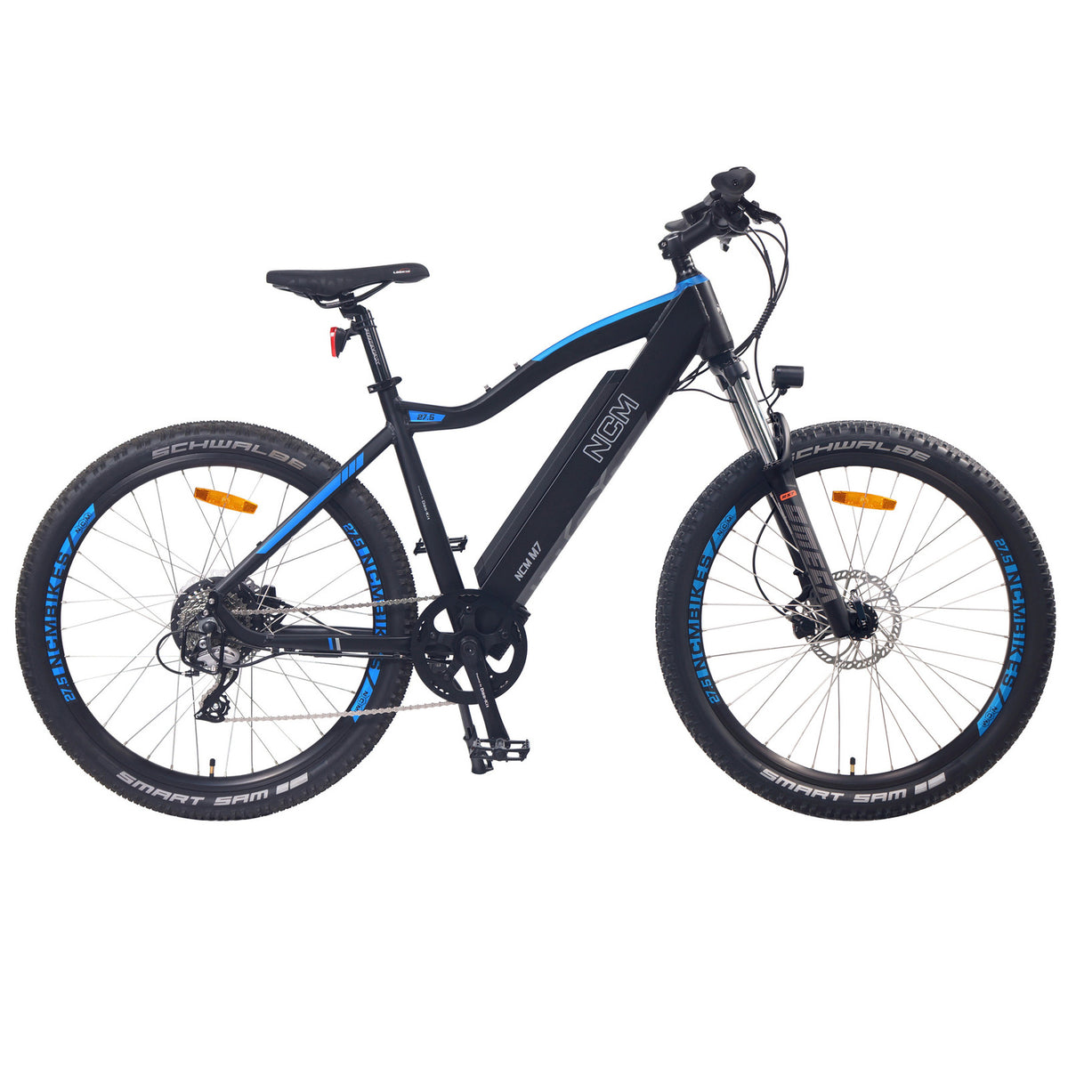 NCM M7 Electric Mountain Bike, E-MTB, 250W, 48V 19Ah 912Wh Battery