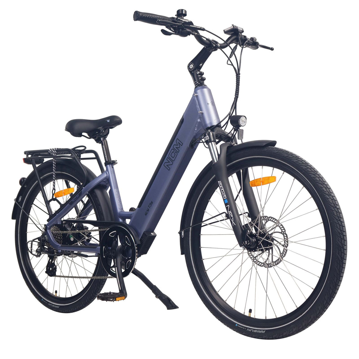 NCM T3S Step-Thru Trekking E-Bike, 250W, 48V 12Ah 576Wh Battery, Hydraulic Brake