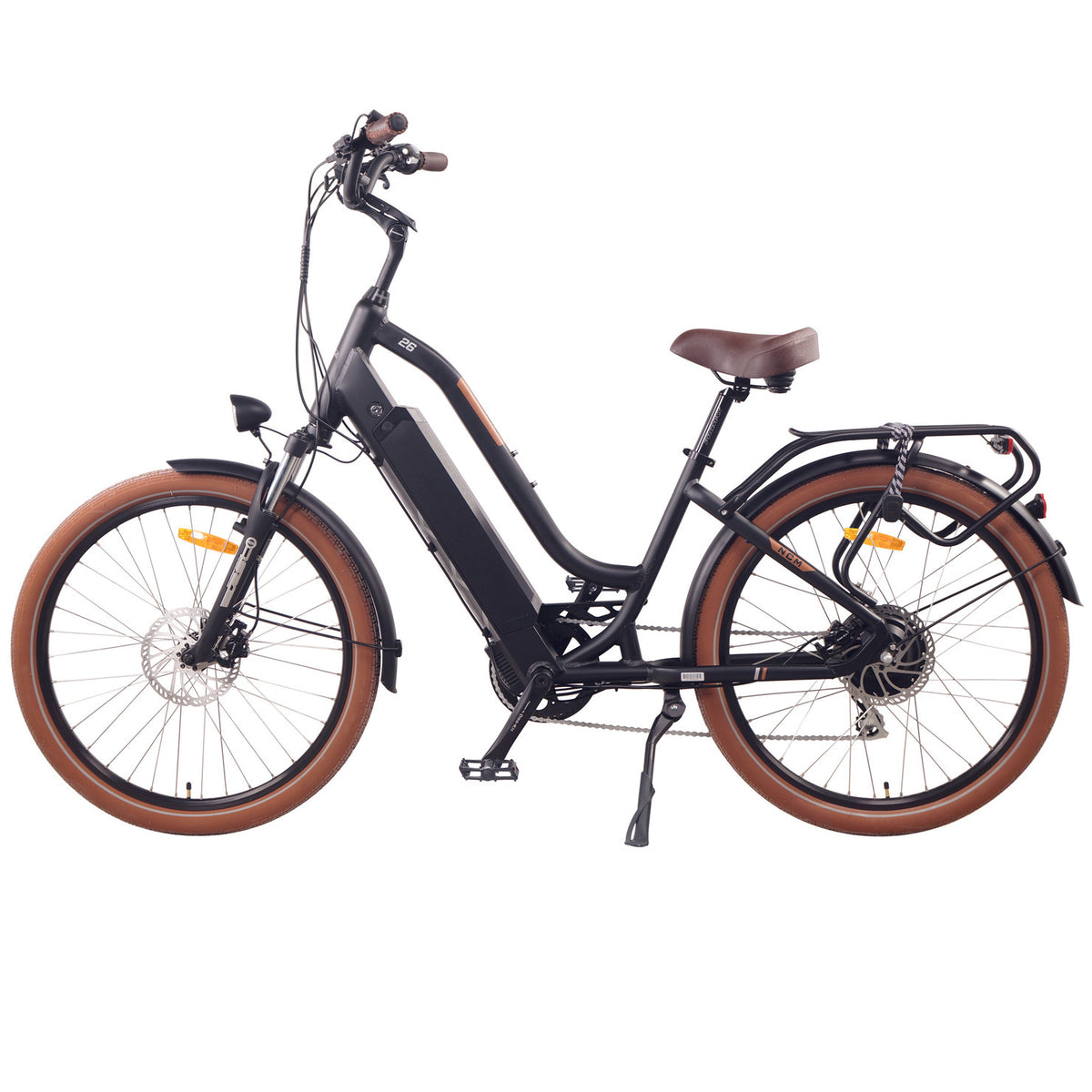 NCM Cru7s Step Thru Cruiser Electric Bike, 250W, 48V 19Ah 912Wh Battery