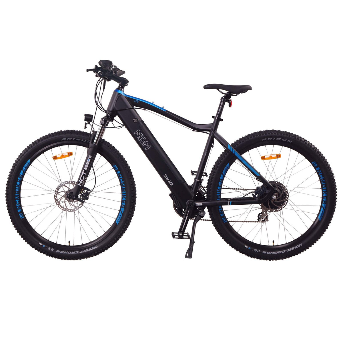 NCM M3 Electric Mountain Bike, 250W E-MTB, 48V 12Ah, 576Wh Battery, Hydraulic Brake