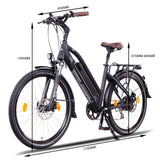 NCM Milano Plus Trekking E-Bike, City-Bike, 250W, 48V 16Ah 768Wh Battery