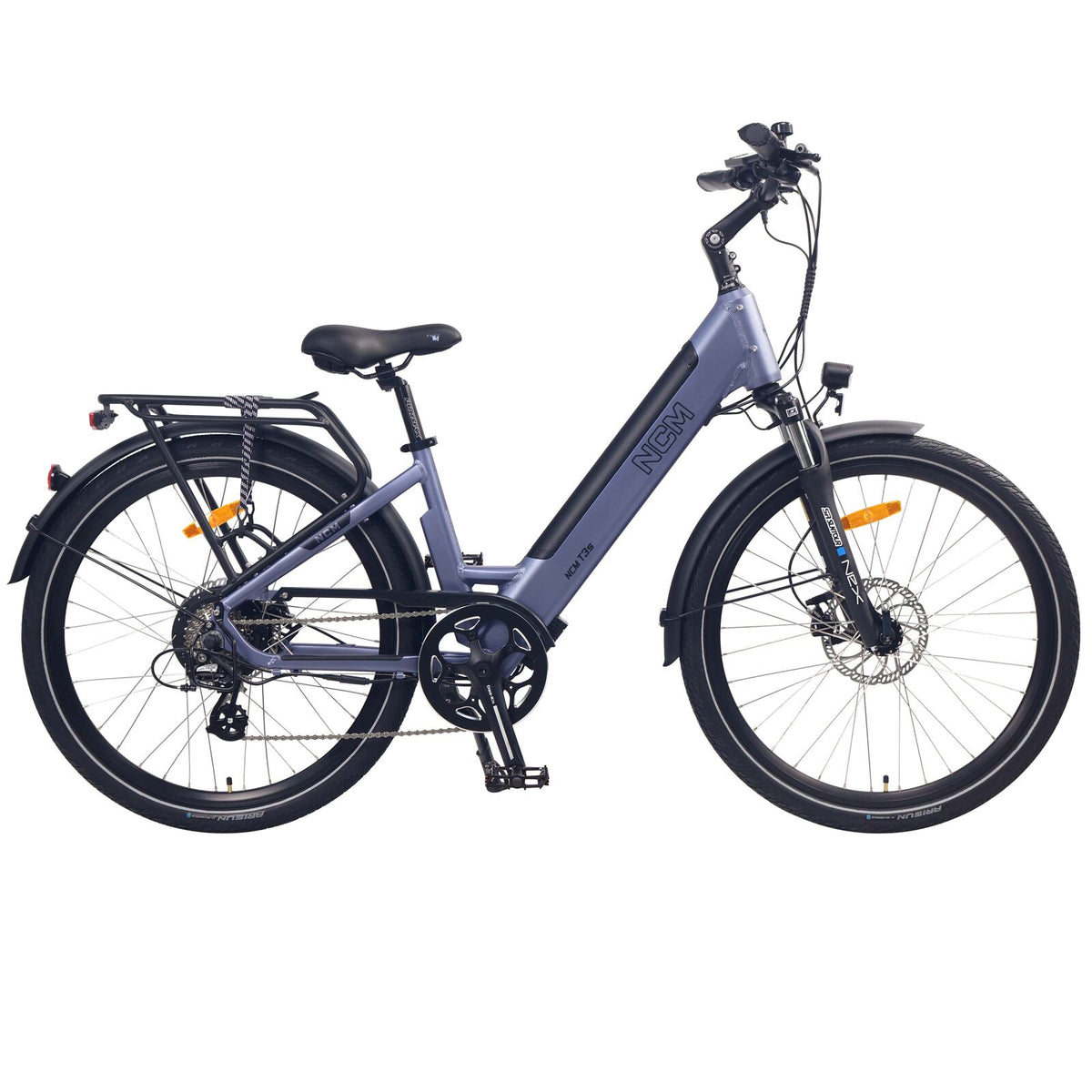 NCM T3S Step-Thru Trekking E-Bike, 250W, 48V 12Ah 576Wh Battery, Hydraulic Brake