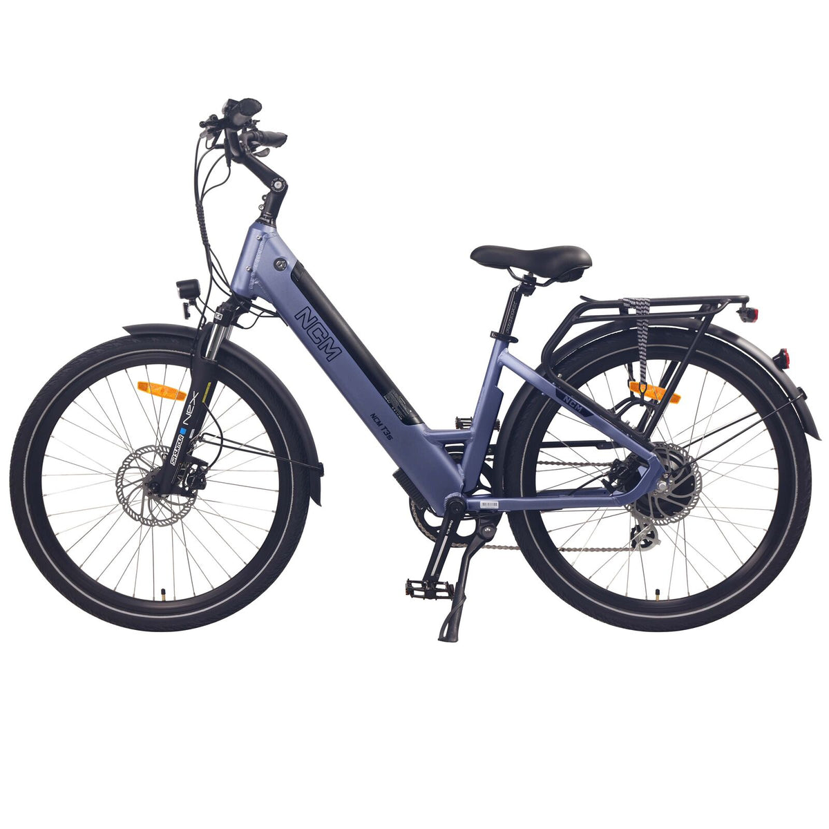 NCM T3S Step-Thru Trekking E-Bike, 250W, 48V 12Ah 576Wh Battery, Hydraulic Brake