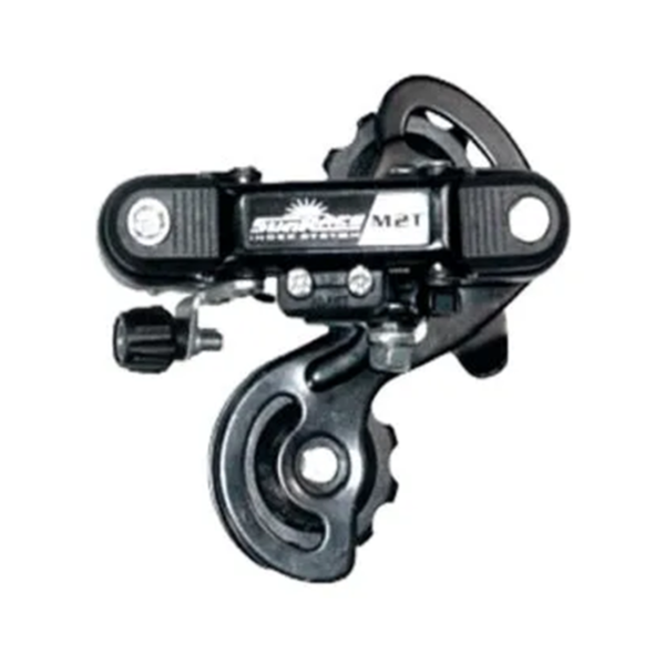 REAR DERAILLEUR - 6/7 Speed, Short Cage, Indexed, w/o bracket, Black