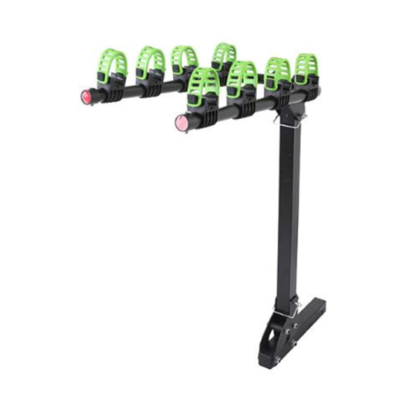 **Car Rack Bike Carrier - Hitch Mount, 4 Bikes, Folding Design, Max 45kg