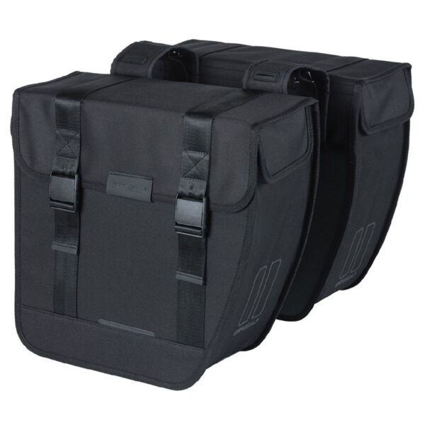 BASIL TOUR XL DOUBLE PANNIER BAG, 35L, BLACK