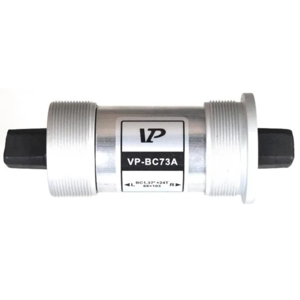 Bottom Bracket Cartridge, 124.5mm Threaded 68mm shell, Alloy Sheath & Cup 'VP' Brand