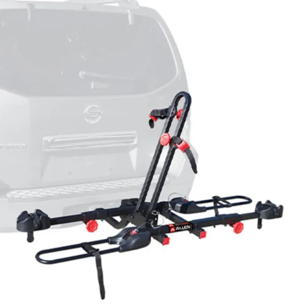 Car Rack TRAY RACK Allen DELUXE 2-BIKE - FOR 1 1/4" AND 2" HITCH