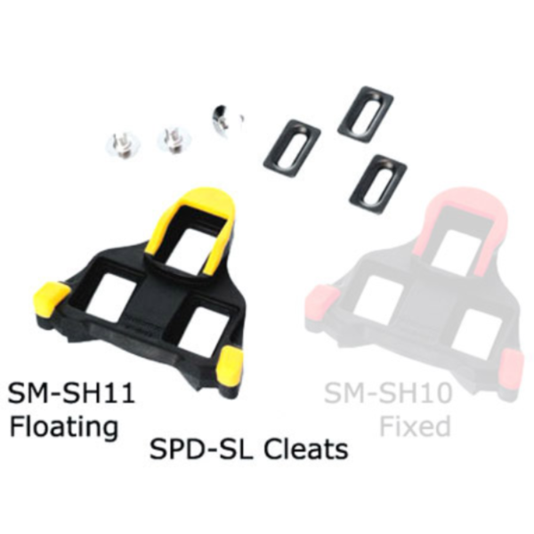 SM-SH11 SPD-SL CLEAT SET FLOATING MODE - YELLOW