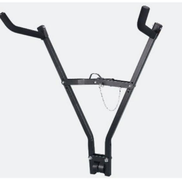 KWT Bike Carrier Car Rack - Tow Ball Mount, 2 Bikes, Angulated Foam Arms, Max 18kg