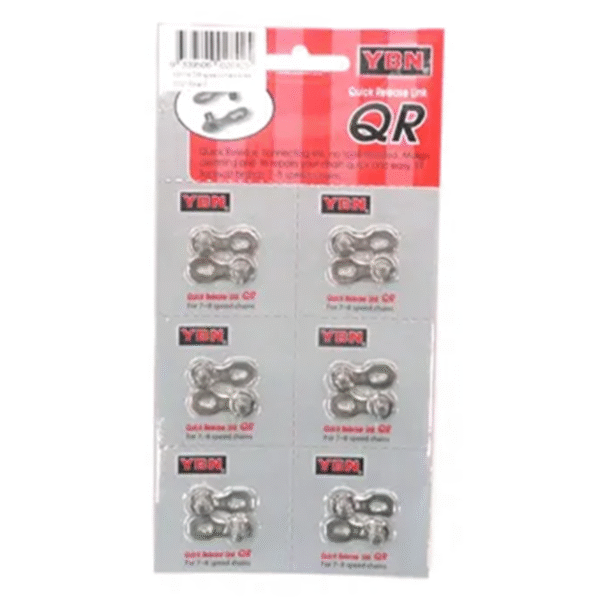 CHAIN CONNECTOR - Missing Llinks 3/32, 7/8 Speed, 7.3mm, SILVER (6 per Card)