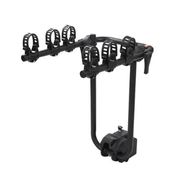 Car Rack Bike Carrier STOWAWAY - Tow Ball Mount, 3 Bikes, Push/Tilt Design
