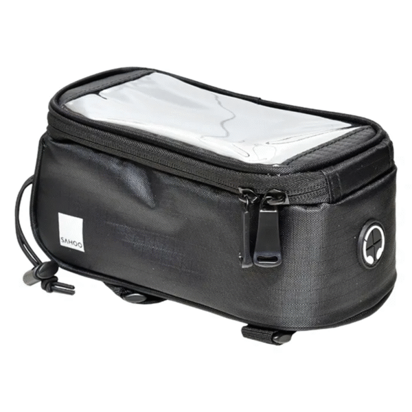 SAHOO Phone Bag, Large, top tube mount, velcro attach, W/R, L20/W9.5/H10cm