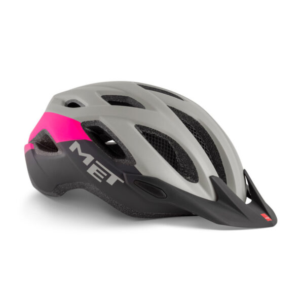 Crossover (Med) - Grey / Pink - Active Helmet