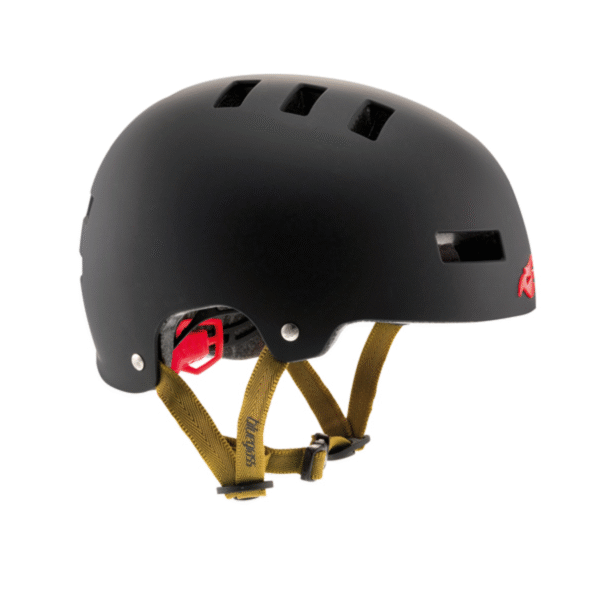 SUPERBOLD BMX HELMET - BLACK / RED (L)